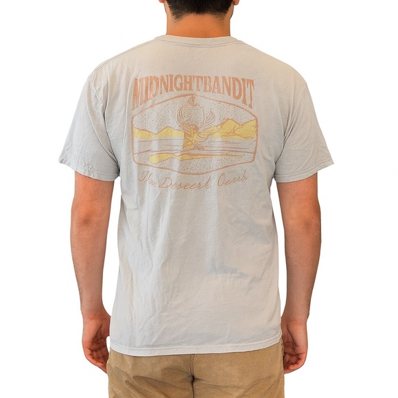 Tan Deer Hunting Midnight Bandit T-Shirt Size Medium. - Picture 1 of 8